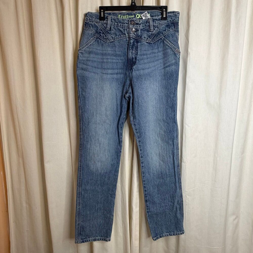 Cruel Denim Quinn Women’s Western Jeans Blue High Rise Relaxed Taper 31/11L
